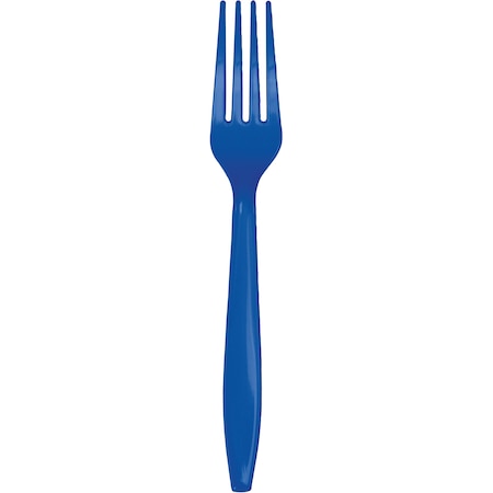 Cobalt Blue Plastic Forks, 7, 600PK